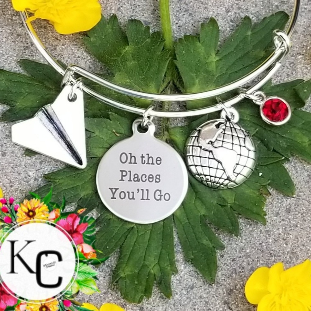 NWT Oh the places.. bracelet
